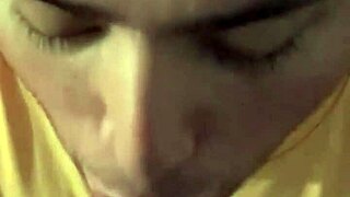 Gay guy loves sucking dick and swallowing cum