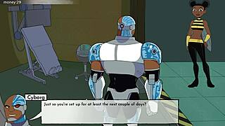 18titans part 21 enjoying blackfire in anime game