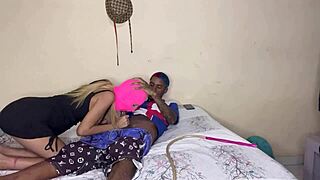 Bareback pounding of young white teen in POV