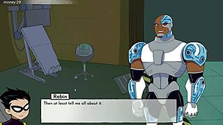 18titans part 21 enjoying blackfire in anime game