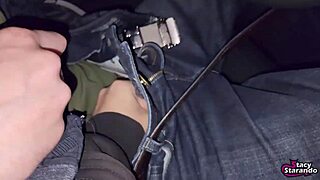 stepsister couldn't wait to suck dick in car pov outdoor homemade scene