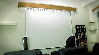 Russian Step Sis Bent Over for Spanking!