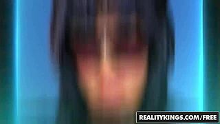 Alice March and Juan Largo in an amazing reality scene