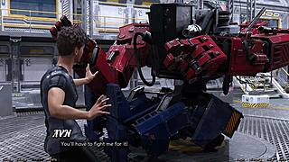 i'm stranded in space flirting with this cute half robot girl