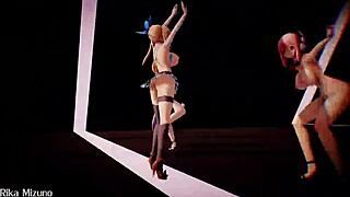 Adorable Girls Dancing to Luvoratorrrrry in MMD R18