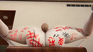 Another horny babe in the hentai creampie scene