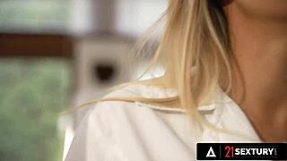 gorgeous shalina devine helps males in sperm donor office