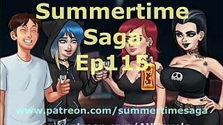 Summertime saga episode 115 features small tits adventure