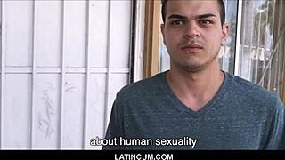 Straight spanish twink gets assfucked bareback for cash 💰