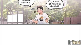 Ebony Babe Does SEXERCISE Workout CFNM In Anime Hentai Style