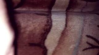 Detailed scene of hard sex with friend's cock at home, keeping it secret