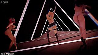 Adorable Girls Dancing to Luvoratorrrrry in MMD R18