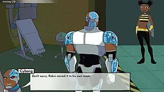 18titans part 21 enjoying blackfire in anime game