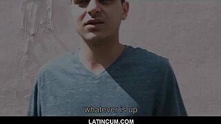 Straight spanish twink gets assfucked bareback for cash 💰