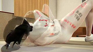 Another horny babe in the hentai creampie scene