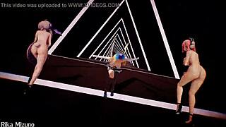 Adorable Girls Dancing to Luvoratorrrrry in MMD R18