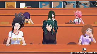 Mirko futa compilation in 3d anime hentai