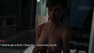 Teen Sucks Bartender's Cock Hard