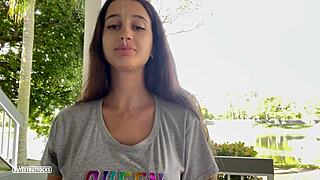 He came on my face and sent me to the backyard garden