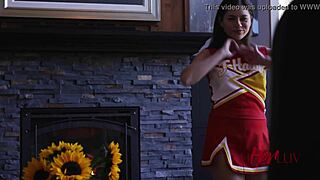 CHEERLEADERS FIGHT AND FUCK IN GROUP SEX!