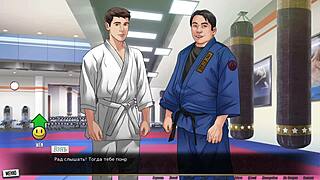 Hentai game with red string continues, here is the 9th part