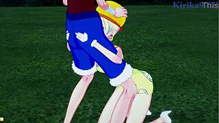 ulti says, 'intense sex with luffy and ms valentine'