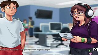 Teen crashes in barn after hot sex