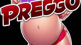 Pregnant Maria strips down to finger her shaved slit?