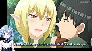 This isekai hentai has amazing big tits and futanari scenes!