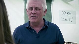 I smashed that teen pussy with my old cock in the garage.