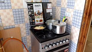 African gay breakfast sex intense!