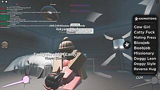 Roblox characters bent over in suggestive doggystyle