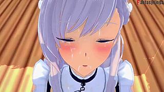 belfast invites for lunch and fuck in azurlane