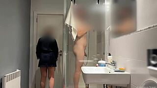 Caught My Husband Jerking to Stepmom in Bathroom, Joined Their Voyeur Fun