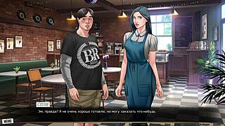 Hentai game with red string continues, here is the 9th part