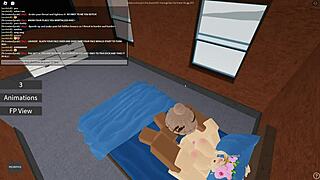 Roblox Porn 45 - Blonde Slut Rides Monster Cock!