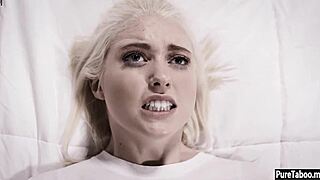 black guy smashes virgin teen's hairy pussy