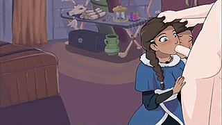 im playin four elemnt trainer book 5 slav part 2 in anime style