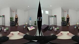 Kayla kayden celebrates anniversary with sex in corner office