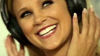 girlfriend enjoys intimate fun with partner using toy