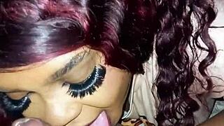 Stepsister alone in room asks for creampie.