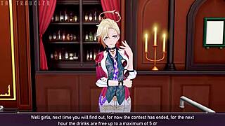 Siobhan and stelle engage in doggystyle, missionary, and cowgirl sex at the bar