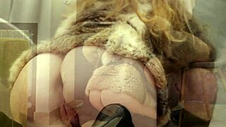 Nemůžu uvěřit našemu prvnímu femdom sexu s vysokými podpatky, koženými rukavicemi a kožichem