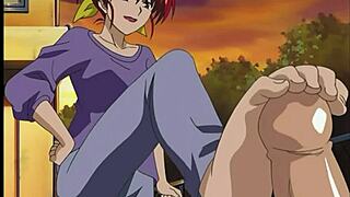 LEGEND OF THE PERVERT CHIKAN MONOGATARI FOOT SCENE