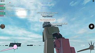 Roblox characters bent over in suggestive doggystyle