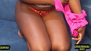 Horny ebony chaniafalls feels intense pleasure during pov fucking and creampie