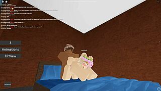 Roblox Porn 45 - Blonde Slut Rides Monster Cock!