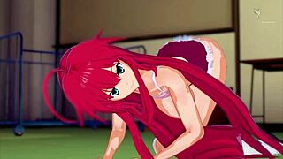 Rias, learn to fuck like a porn star!