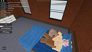Roblox Porn 45 - Blonde Slut Rides Monster Cock!