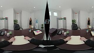 Kayla kayden celebrates anniversary with sex in corner office